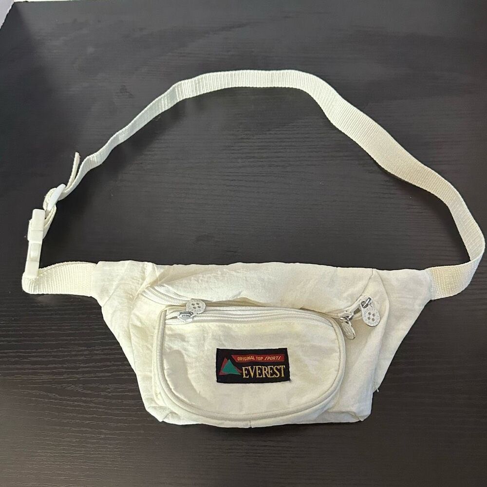 Everest Original Top Sports White Fanny Pack/Waist Pack